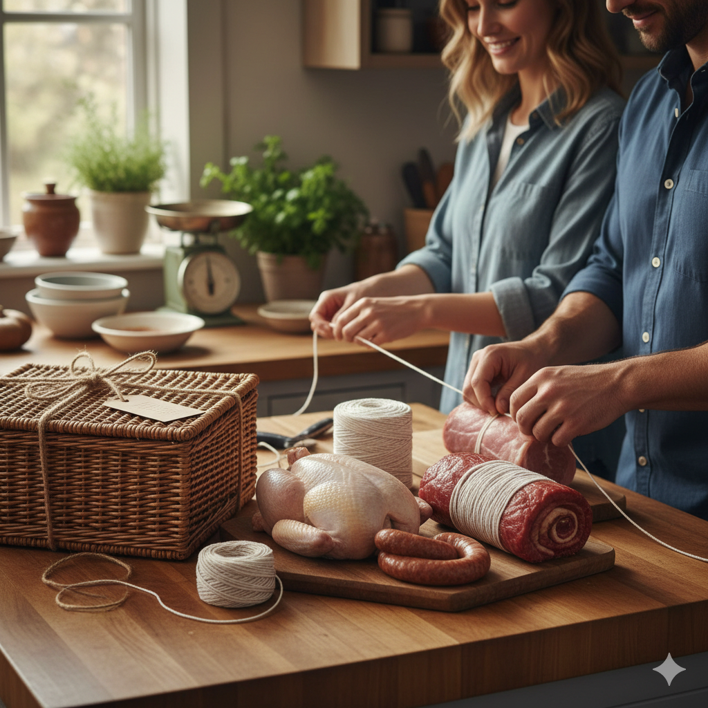 Diferença entre barbante comum e barbante alimentício: o que muda na prática?