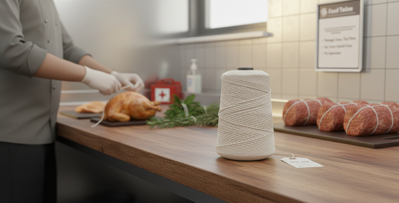 Barbante alimentício: cuidados, normas e aplicações